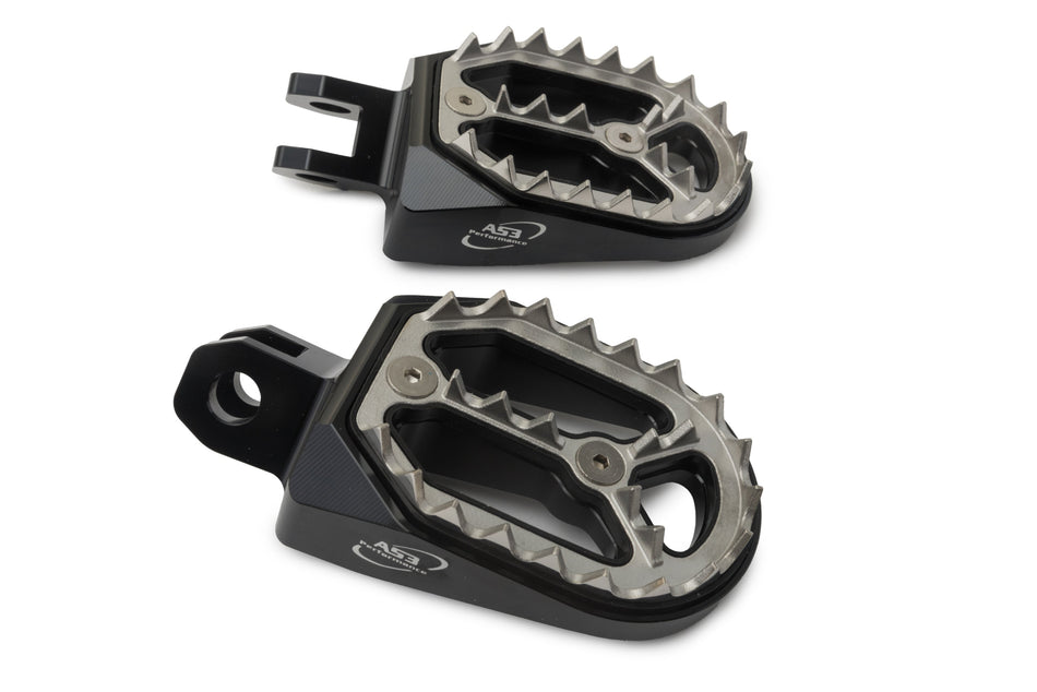 AS3 Factory Series Voetsteunen Zwart