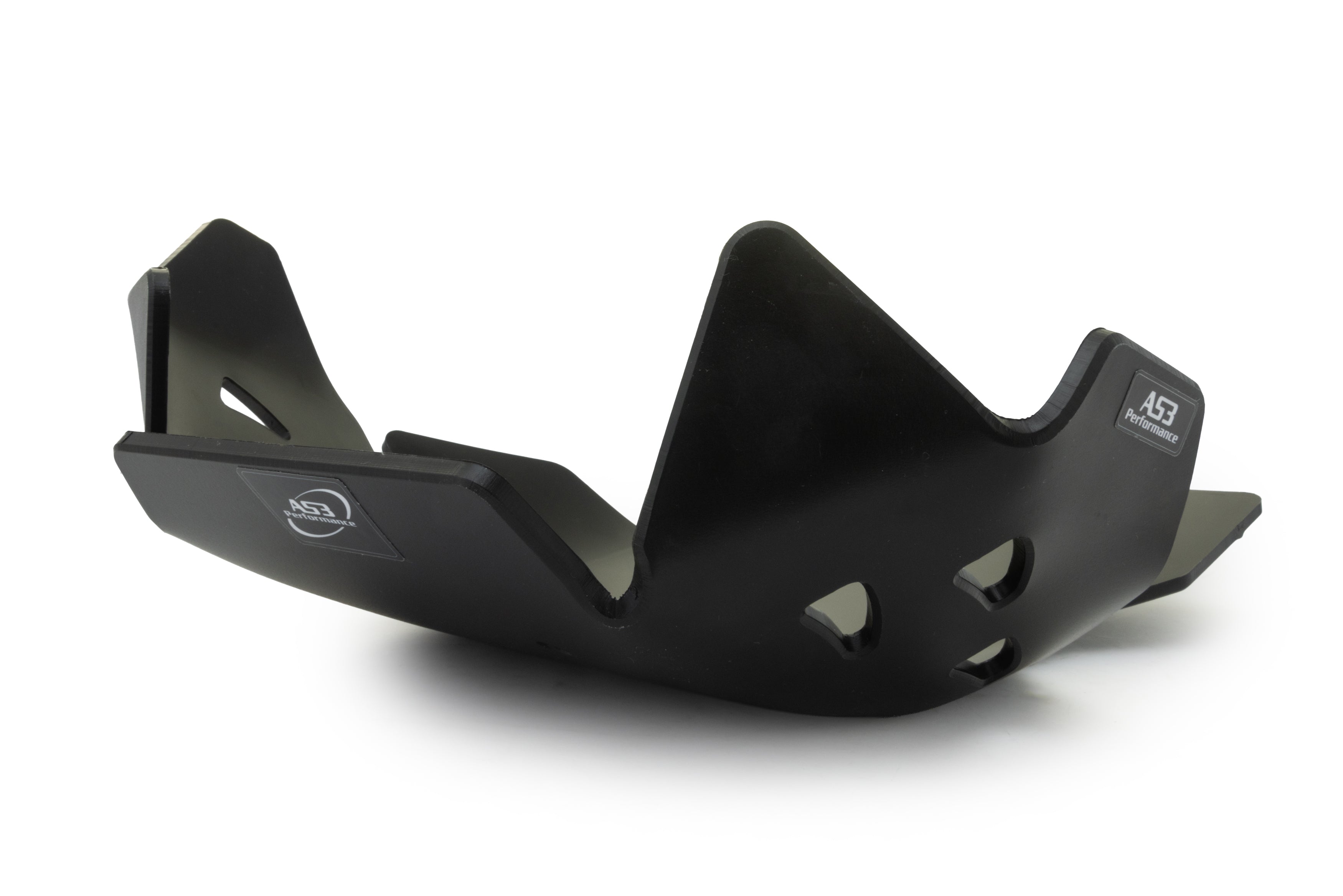SUZUKI DRZ 400 S SM 2000-2025 AS3 DTC PLASTIC SKID PLATE SUMP GUARD BLACK