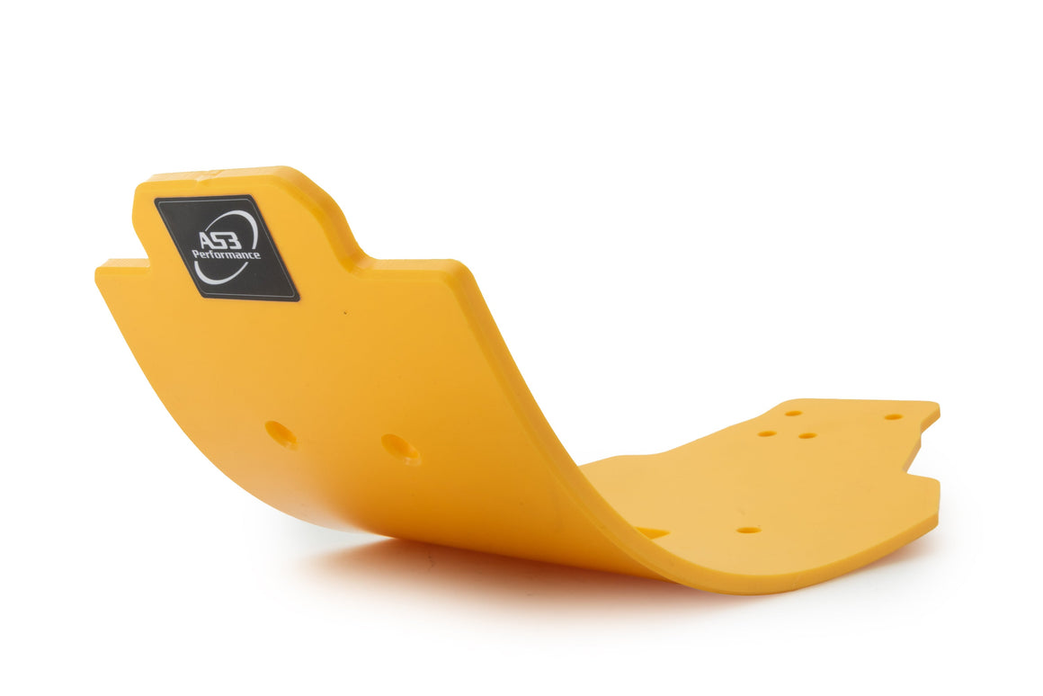 SUZUKI RMZ 250 2010-2014 AS3 DTC PLASTIC SKID PLATE SUMP GUARD YELLOW
