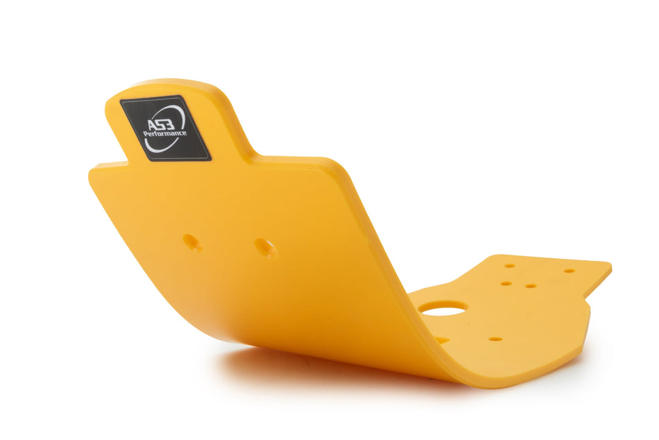 SUZUKI RMZ 450 2010-2017 AS3 DTC PLASTIC SKID PLATE SUMP GUARD YELLOW
