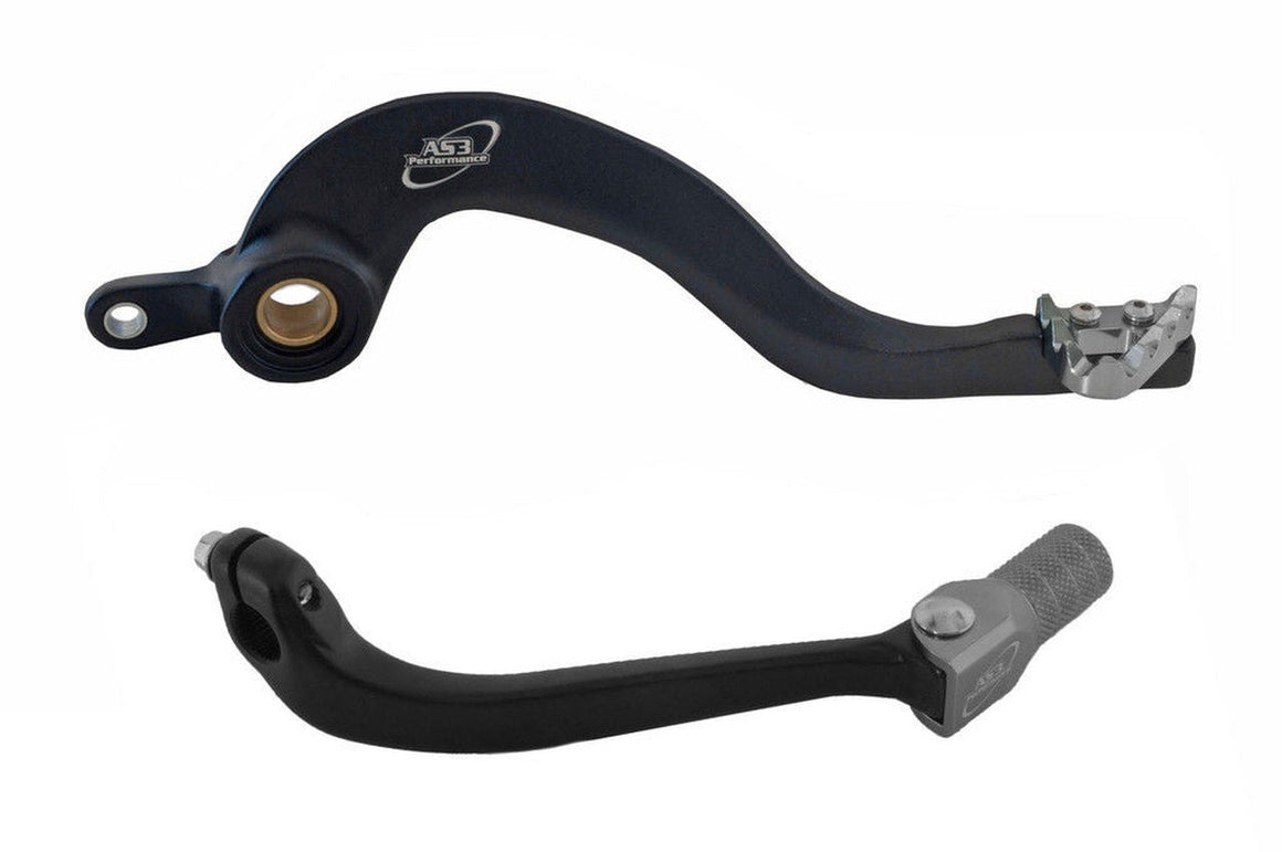 AS3 Factory Series Rempedaal & Versnellingspook Zwart