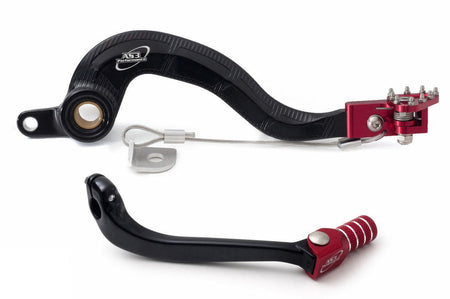 AS3 Versnellingspook & Rempedaal Set Rood