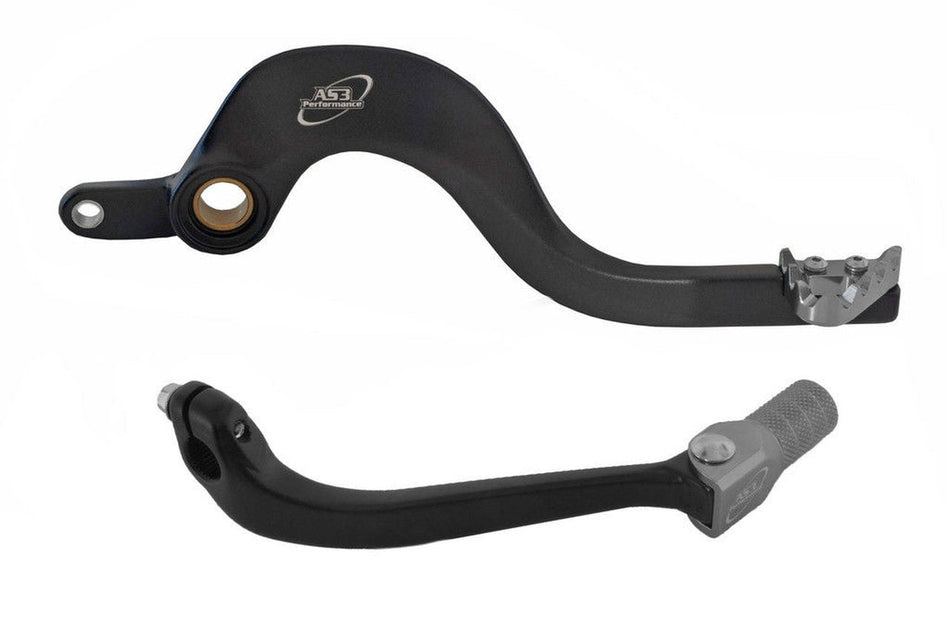 AS3 Factory Series Rempedaal & Versnellingspook Zwart