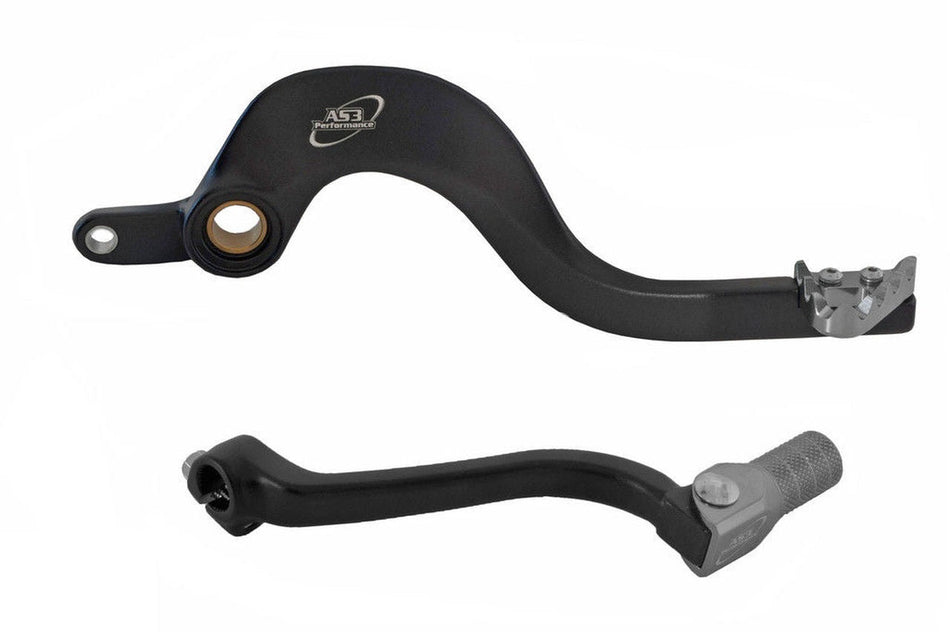 AS3 Factory Series Rempedaal & Versnellingspook Zwart