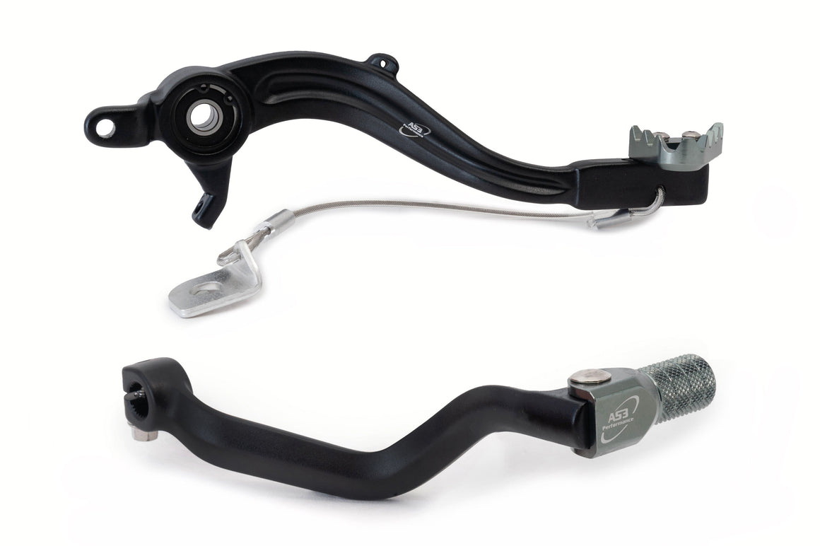 AS3 Factory Series Rempedaal & Versnellingspook Zwart