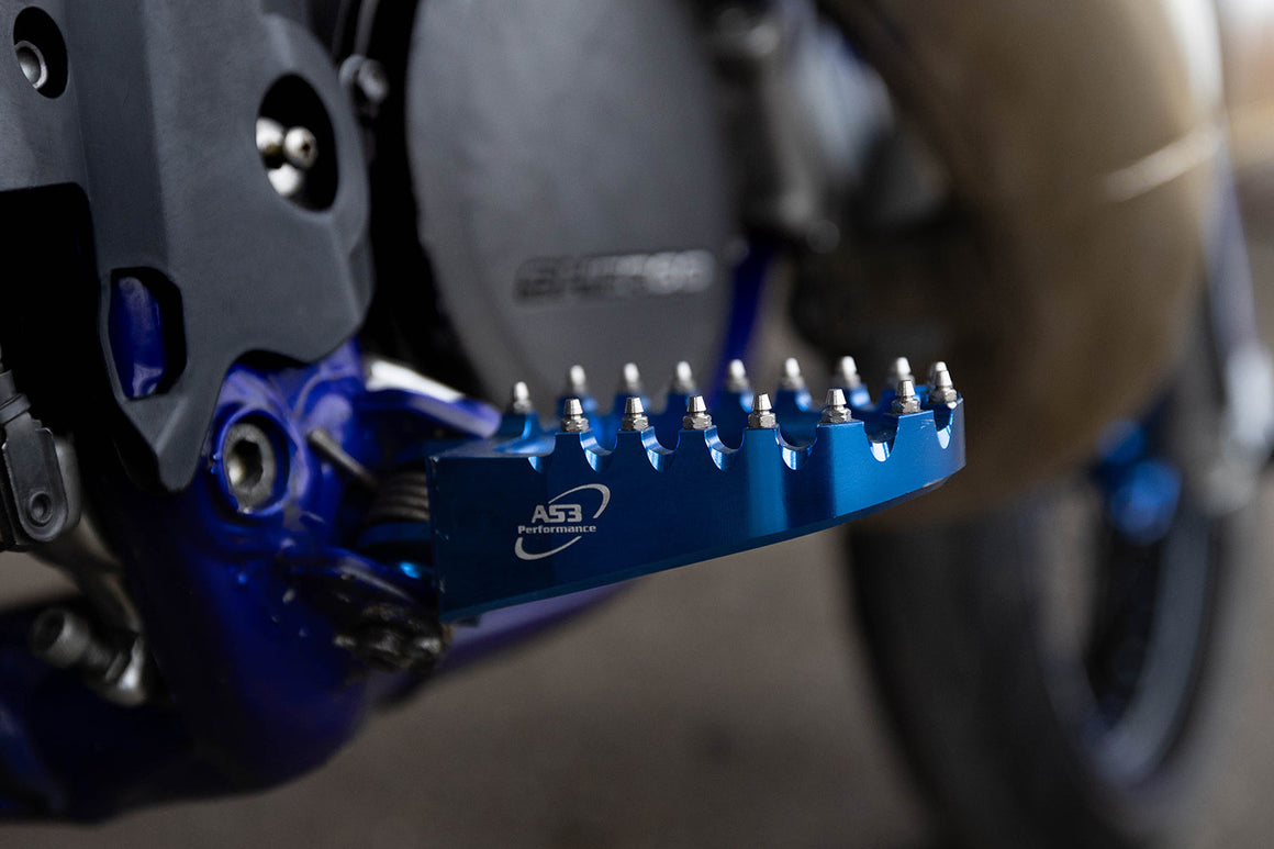 AS3 Racing Series Voetsteunen Blauw