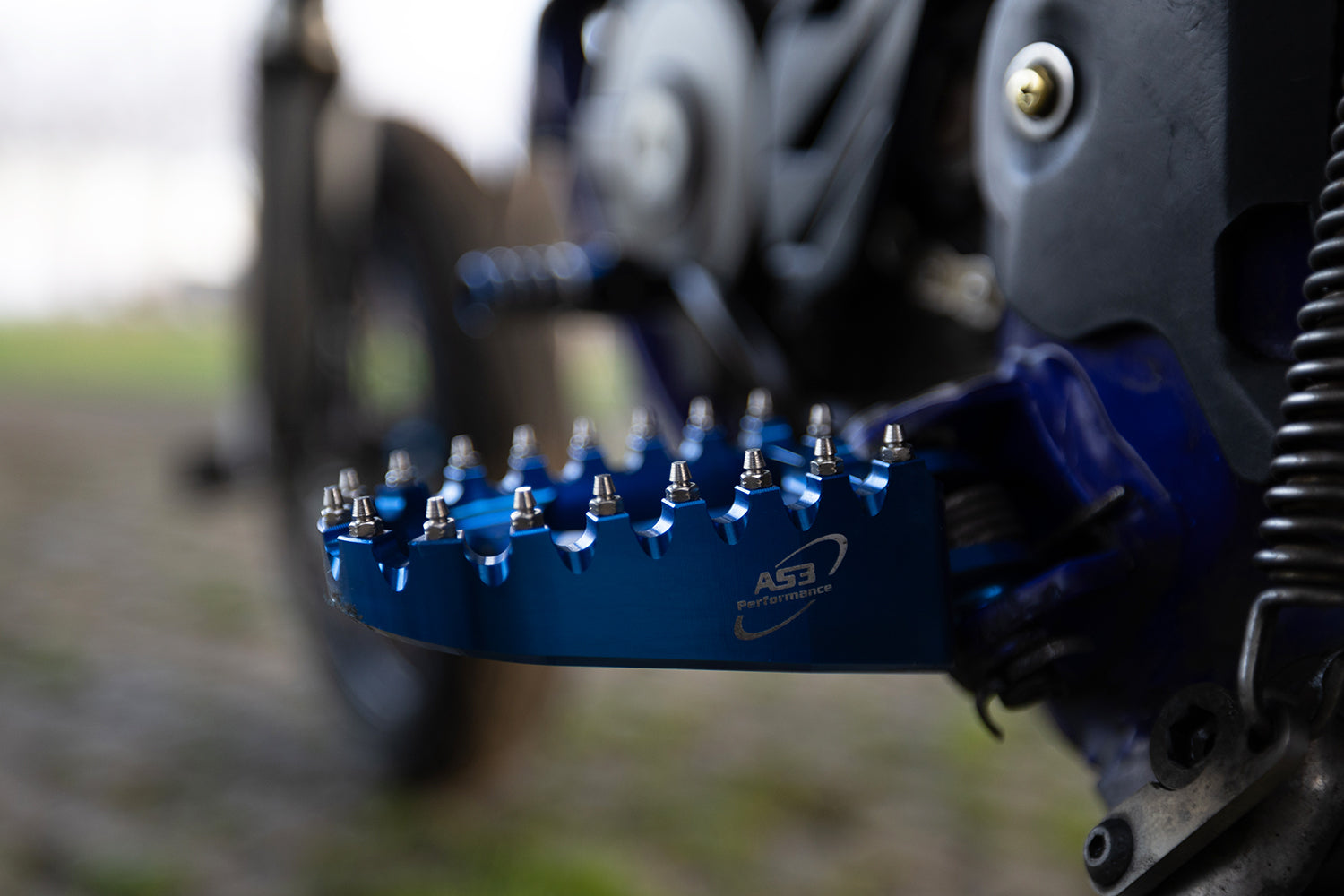 AS3 Racing Series Voetsteunen Blauw