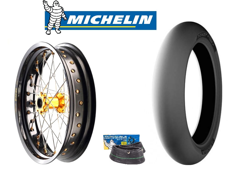 Voorwiel Haan Wheels 16" met Michelin band - Gemonteerd