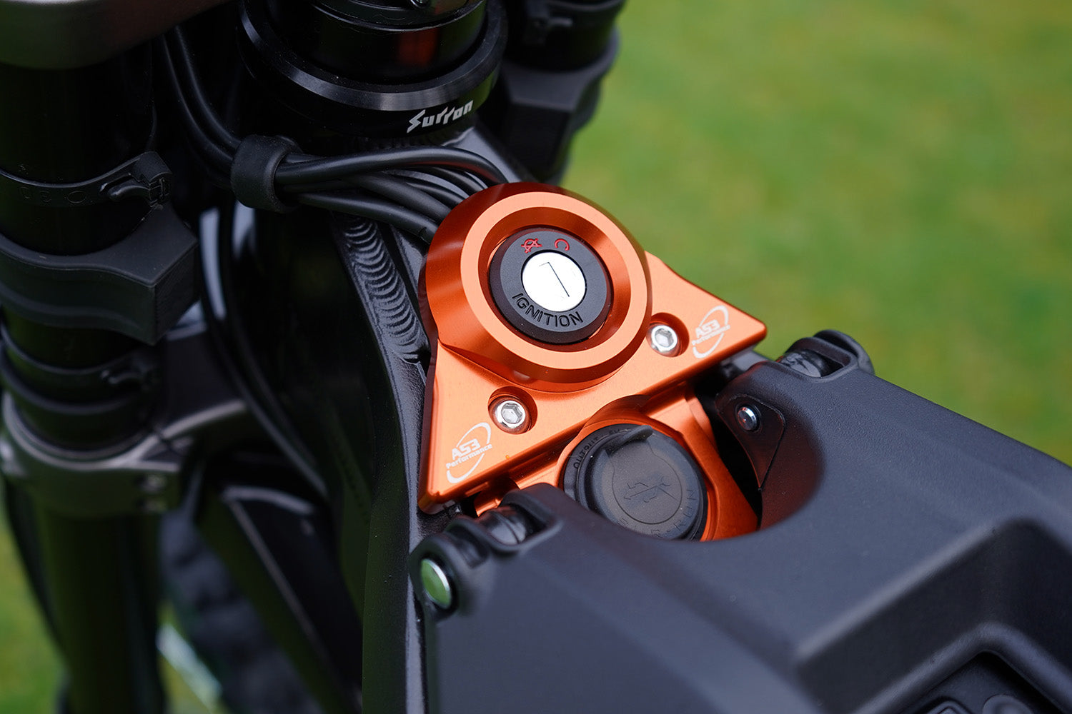 SUR-RON LIGHT BEE 2018-2024 AS3 IGNITION KEY COVER ORANGE