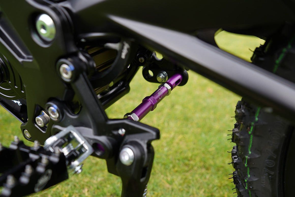 SUR-RON LIGHT BEE 2018-2024 AS3 FOOT PEG SUPPORT BRACE PURPLE