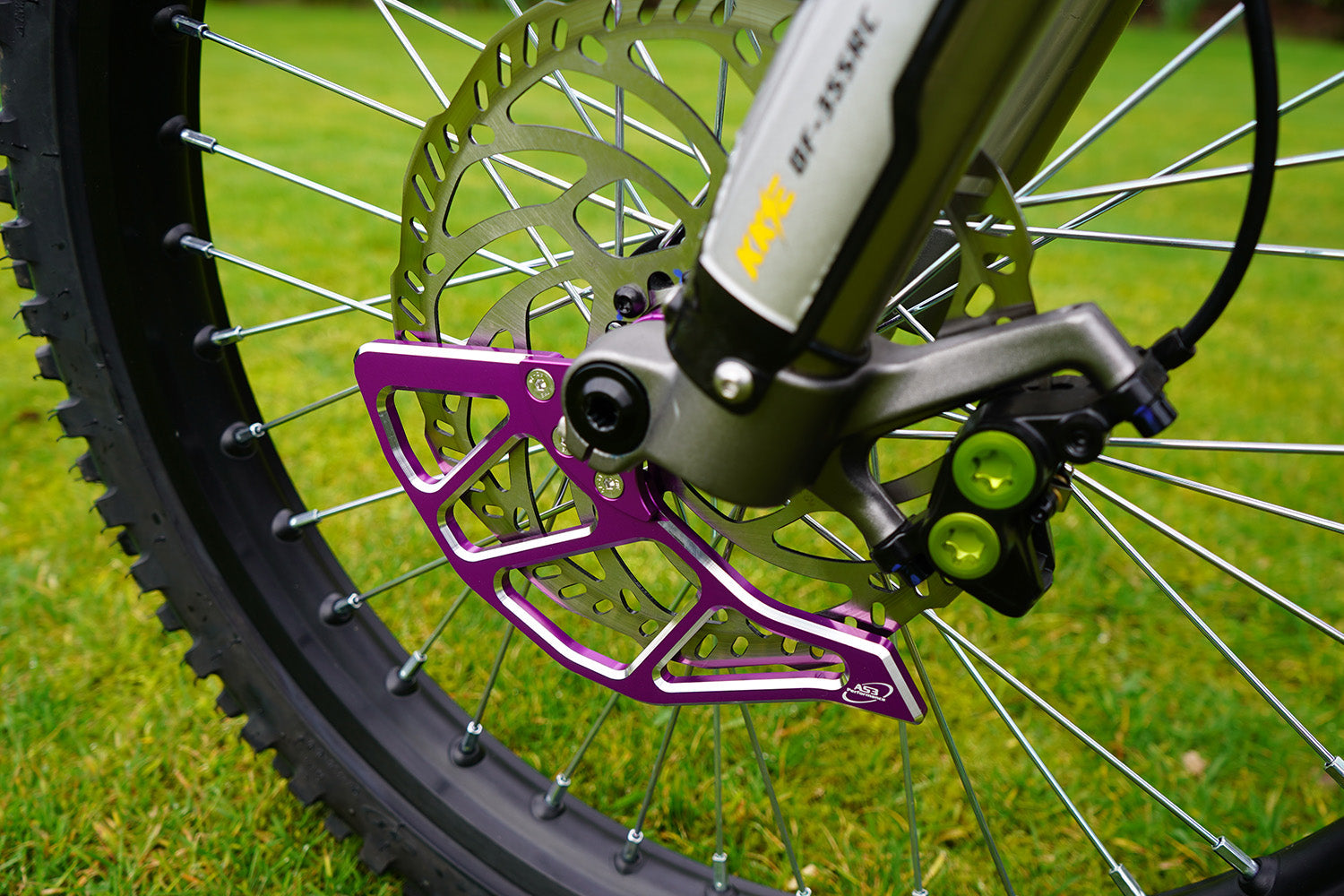 SUR-RON LIGHT BEE 2018-2024 AS3 FRONT BRAKE DISC GUARD PURPLE