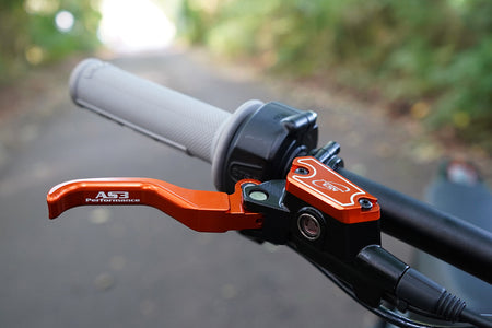 AS3 Performance Front & Rear Brake Levers Orange – Sur-Ron Light Bee (2018-2024)
