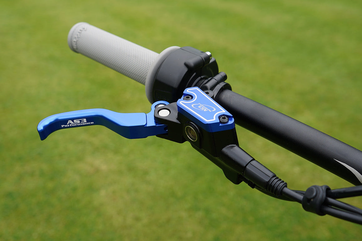 AS3 Performance Front & Rear Brake Levers Blue – Sur-Ron Light Bee (2018-2024)