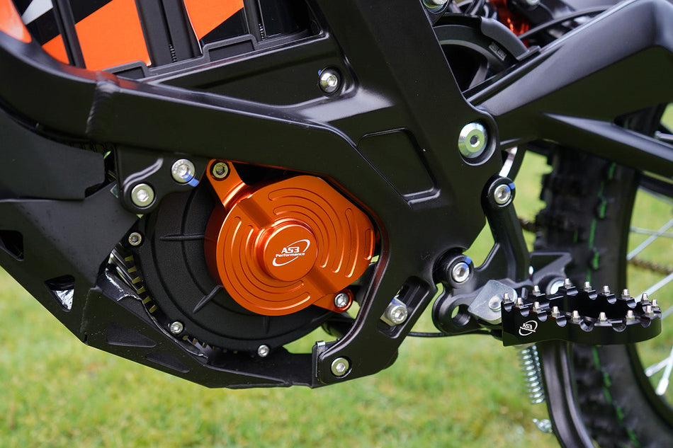 SUR-RON LIGHT BEE 2018-2024 AS3 MOTOR BELT PULLEY GUARD COVER ORANGE