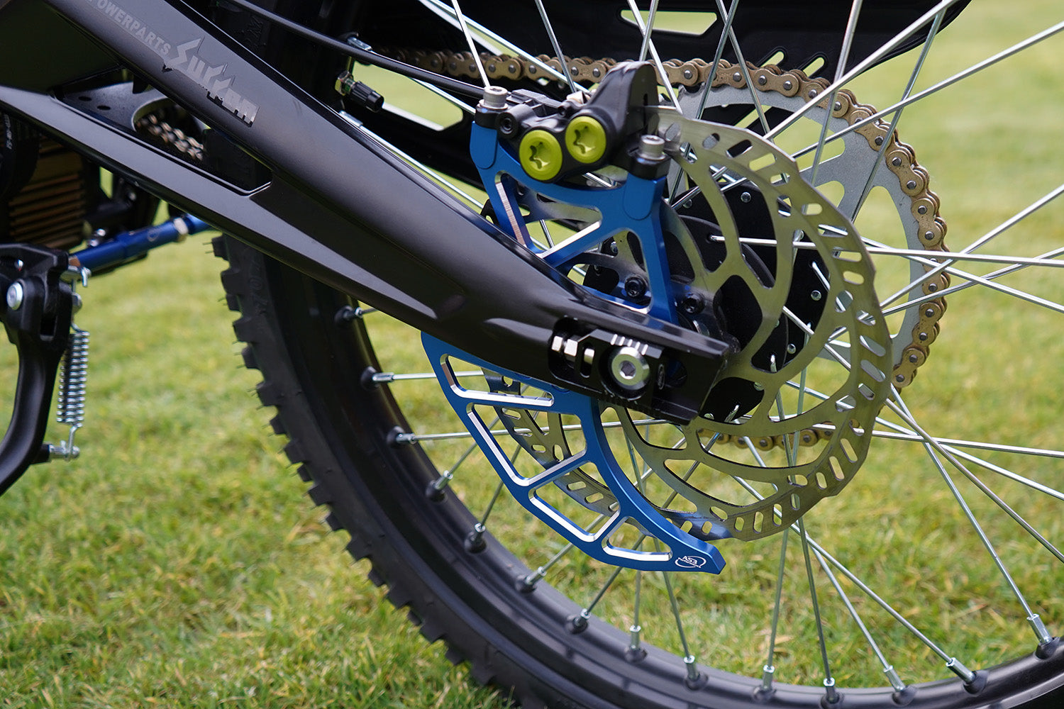 SUR-RON LIGHT BEE 2018-2024 AS3 REAR BRAKE DISC GUARD BLUE