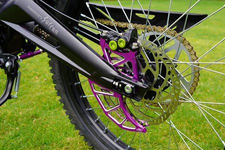 SUR-RON LIGHT BEE 2018-2024 AS3 REAR BRAKE DISC GUARD PURPLE