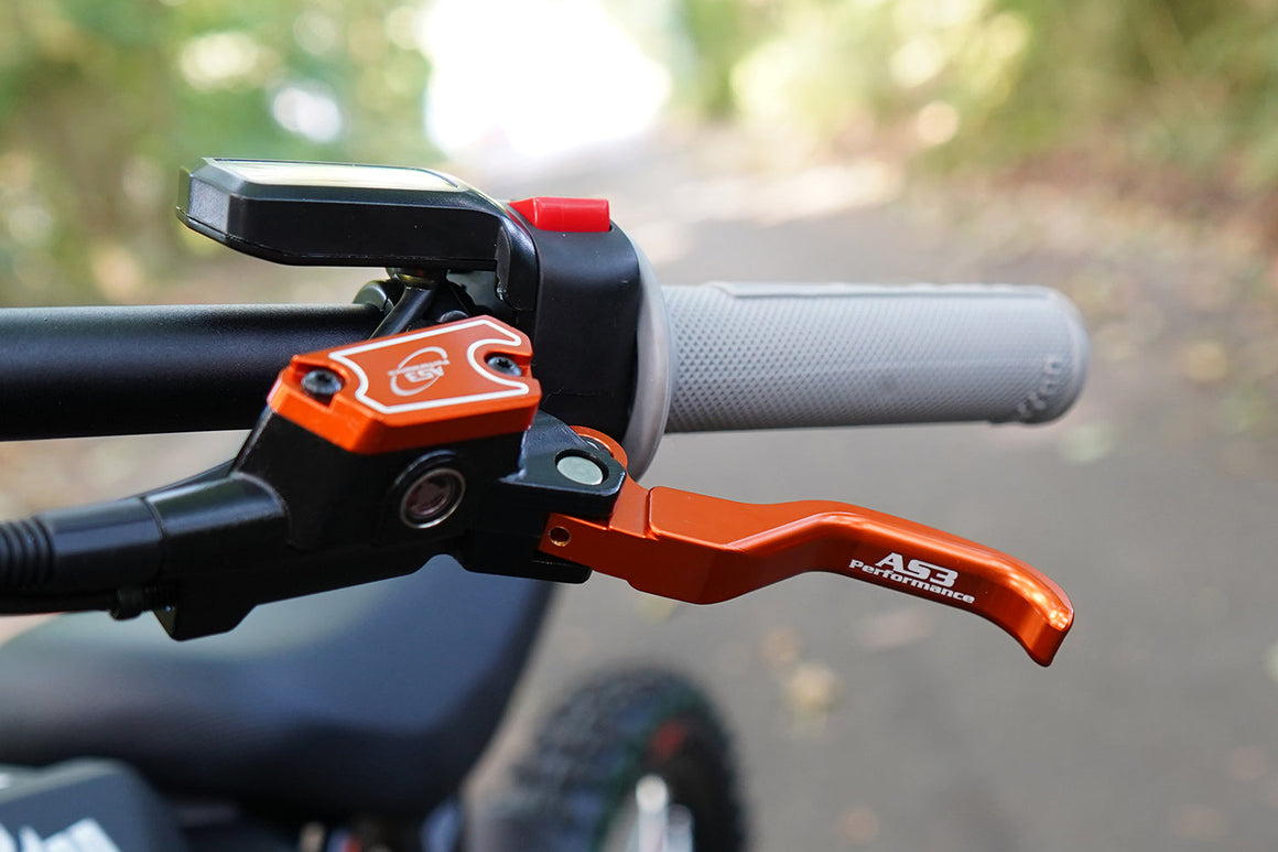 AS3 Performance Front & Rear Brake Levers Orange – Sur-Ron Light Bee (2018-2024)