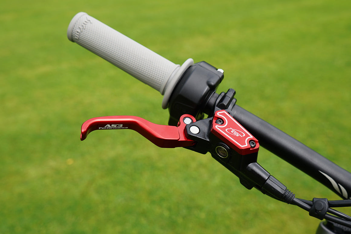 AS3 Performance Front & Rear Brake Levers Red – Sur-Ron Light Bee (2018-2024)