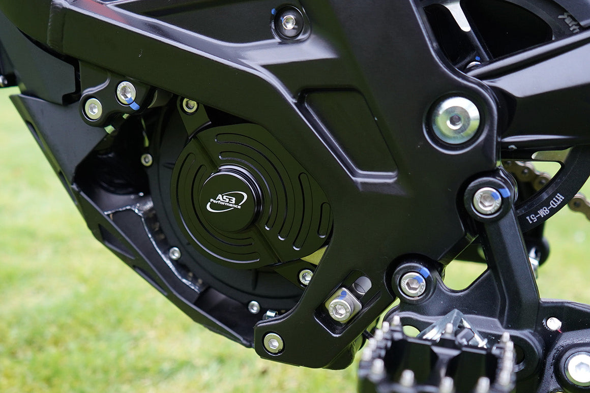 SUR-RON LIGHT BEE 2018-2024 AS3 MOTOR BELT PULLEY GUARD COVER BLACK