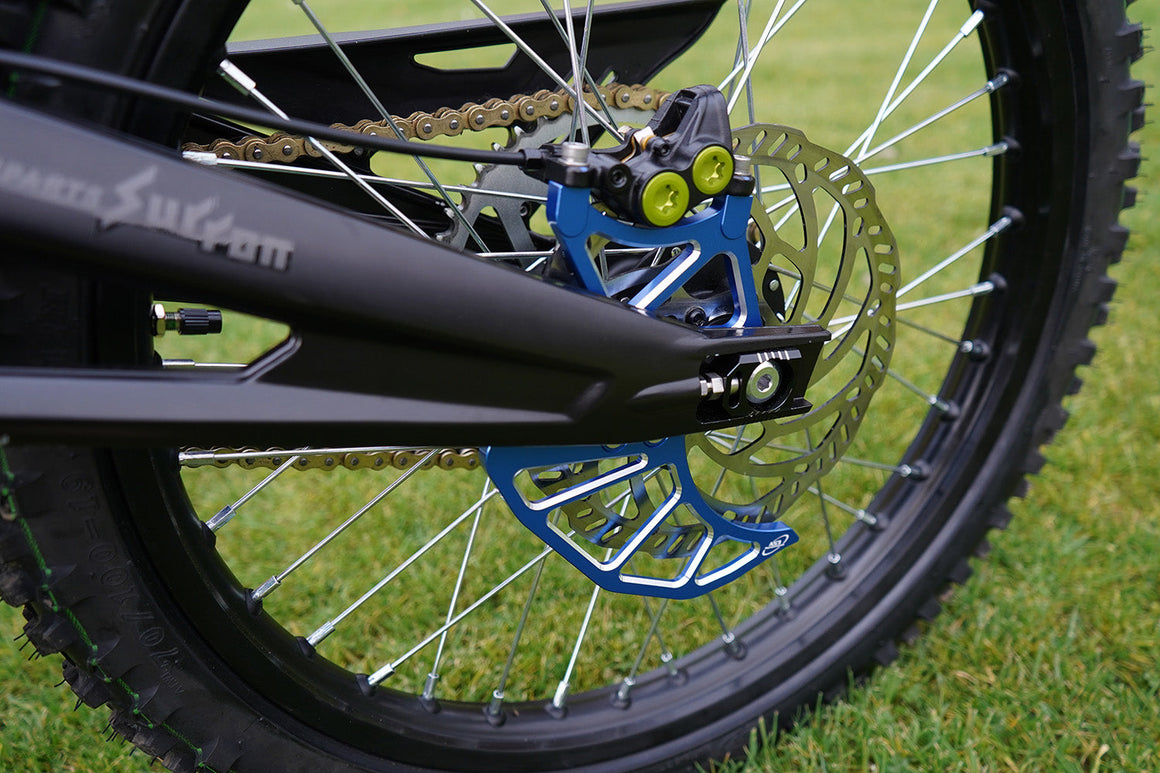 SUR-RON LIGHT BEE 2018-2024 AS3 REAR BRAKE DISC GUARD BLUE