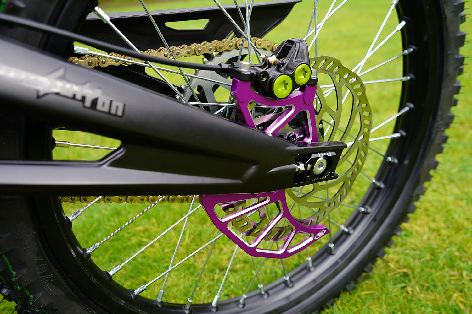 SUR-RON LIGHT BEE 2018-2024 AS3 REAR BRAKE DISC GUARD PURPLE