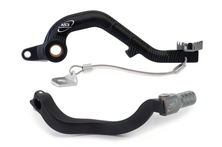AS3 Factory Series Rempedaal & Versnellingspook Zwart
