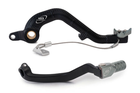 AS3 Factory Series Rempedaal & Versnellingspook Zwart