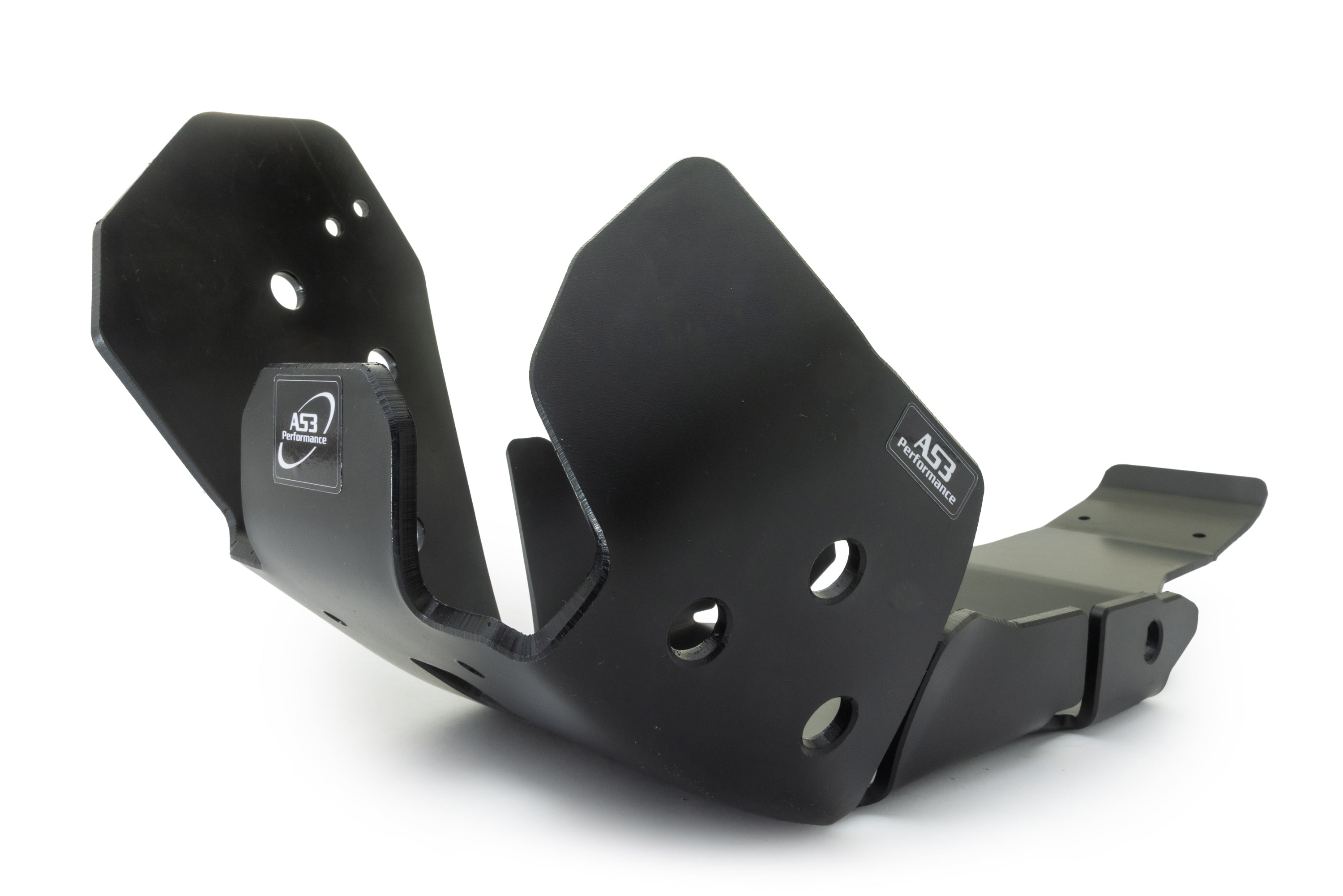 TRIUMPH TF 250 X 2024-2025 TF 250 E 2025 AS3 DTC PLASTIC SKID PLATE AND LINKAGE GUARD BLACK