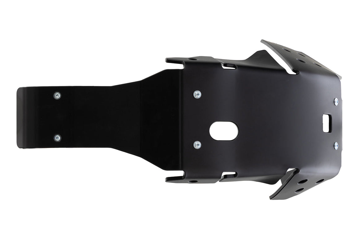 TRIUMPH TF 250 X 2024-2025 TF 250 E 2025 AS3 DTC PLASTIC SKID PLATE AND LINKAGE GUARD BLACK
