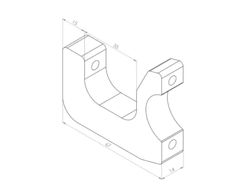 P-tech U-clamps handguards