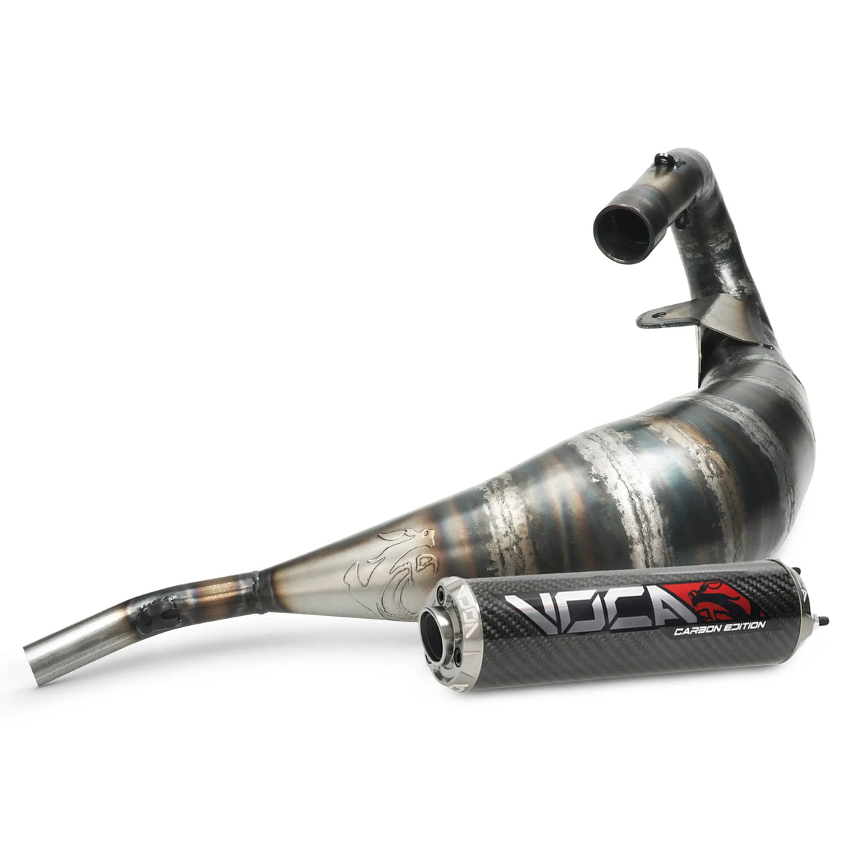 VOCA Cross Carbon uitlaat 80/90cc – Rieju MRT 50