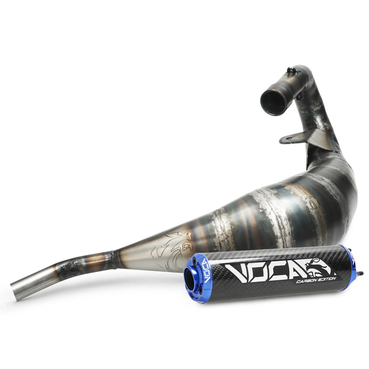 VOCA Cross Carbon uitlaat 80/90cc – Rieju MRT 50