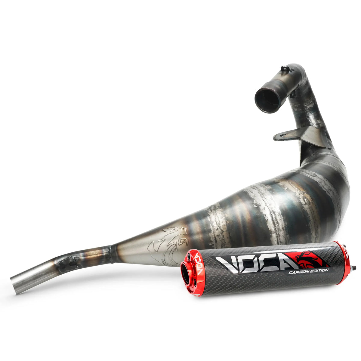 VOCA Cross Carbon uitlaat 80/90cc – Rieju MRT 50