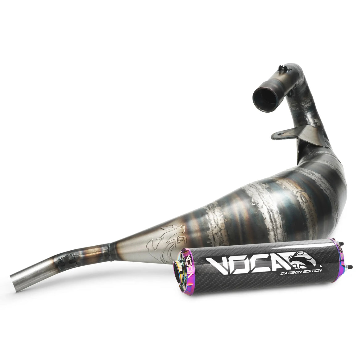 VOCA Cross Carbon uitlaat 80/90cc – Rieju MRT 50