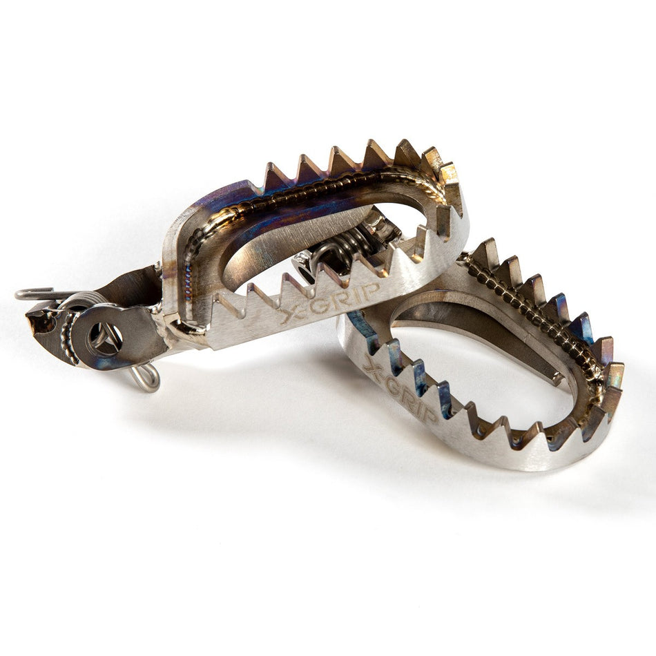X-GRIP Titan Piranhas Footpegs
