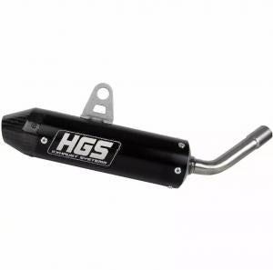 HGS SILENCER ALU BLACK CARB. END CAP | KTM- HUSQ- GG SX65 / TC65/ MC65 24-