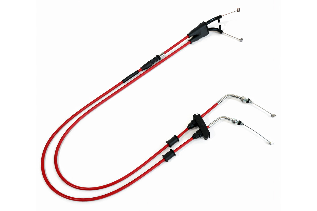 FANTIC XXF 450 2022 XEF 450 2022-2024 AS3 VENHILL FEATHERLIGHT THROTTLE CABLES RED