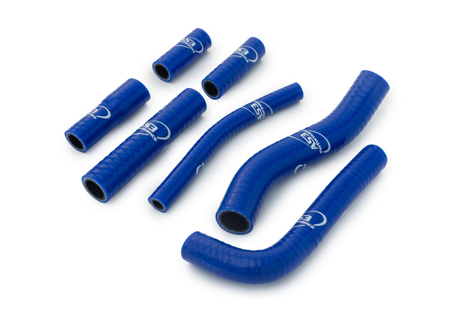 YAMAHA DT 200 R 1988-1996 AS3 PERFORMANCE SILICONE RADIATOR HOSES BLUE