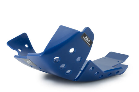 YAMAHA YZ 125 2006-2025 AS3 DTC PLASTIC SKID PLATE AND LINKAGE GUARD BLUE