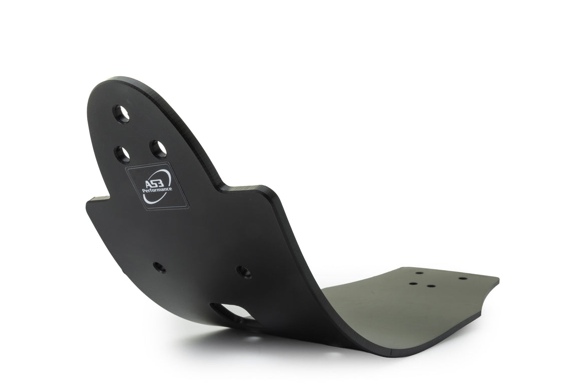 YAMAHA YZ 250 F 2014-2018 AS3 DTC PLASTIC SKID PLATE SUMP GUARD BLACK