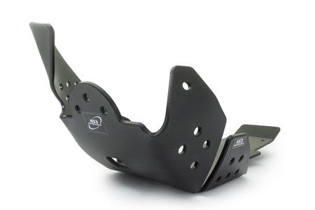 YAMAHA YZ 250 F 2019-2023 WR 250 F 2020-2023 AS3 DTC PLASTIC SKID PLATE AND LINKAGE GUARD BLACK