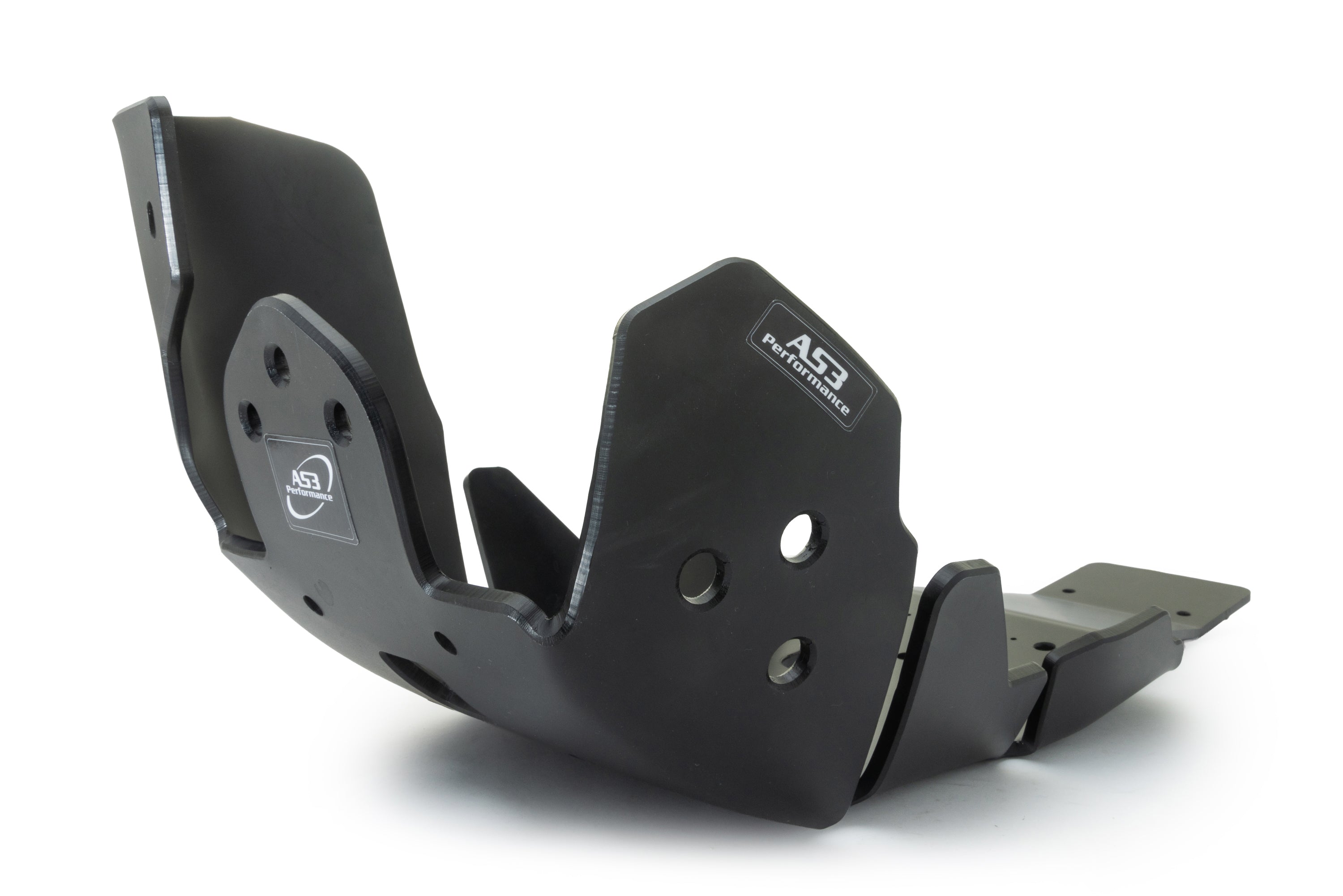 YAMAHA YZ 250 F 2024 WR 250 F 2024 AS3 DTC PLASTIC SKID PLATE AND LINKAGE GUARD BLACK