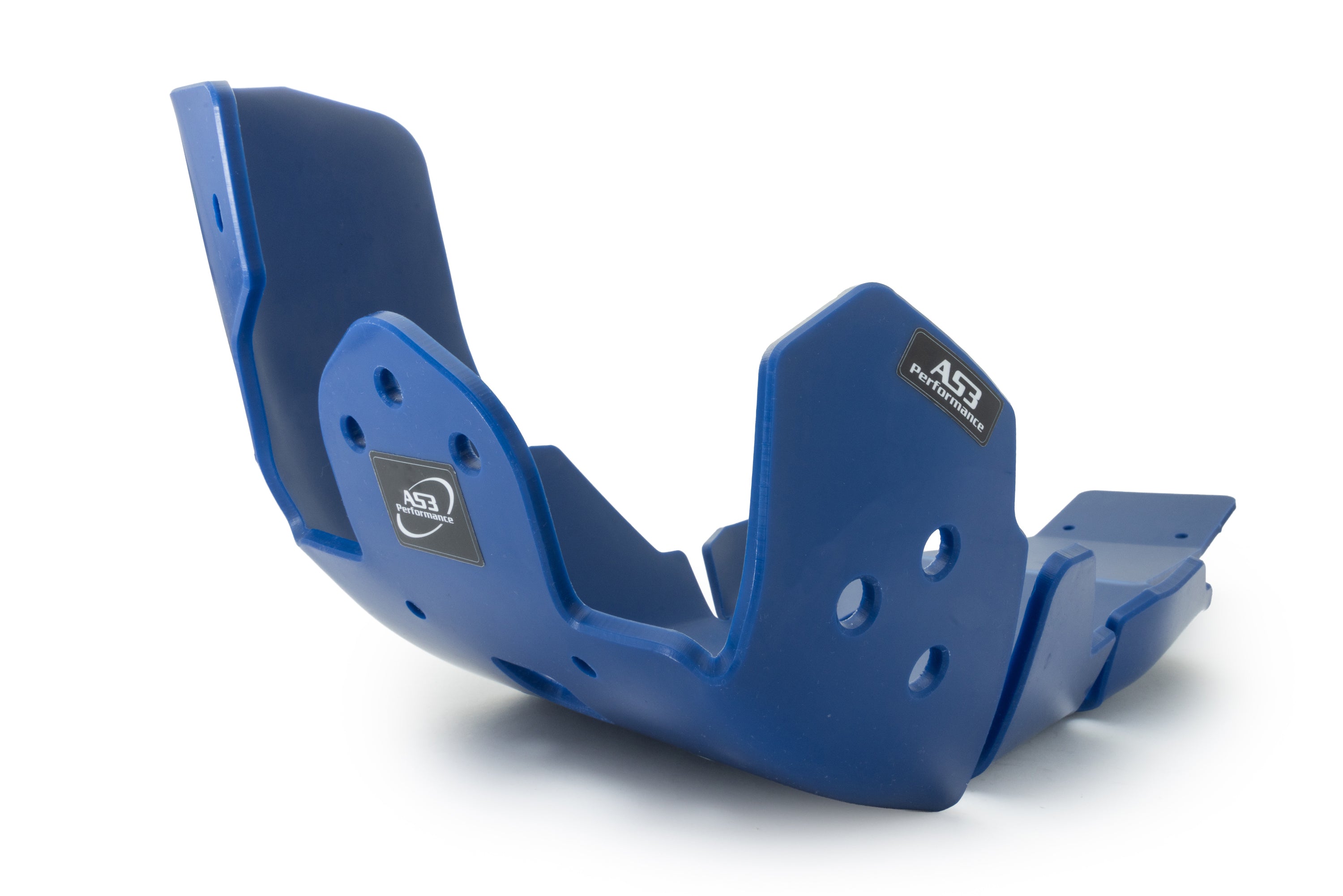 YAMAHA YZ 250 F 2024 WR 250 F 2024 AS3 DTC PLASTIC SKID PLATE AND LINKAGE GUARD BLUE