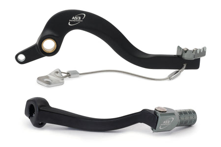 AS3 Factory Series Rempedaal & Versnellingspook Zwart