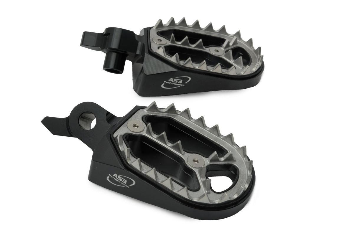 AS3 Factory Series Voetsteunen Zwart