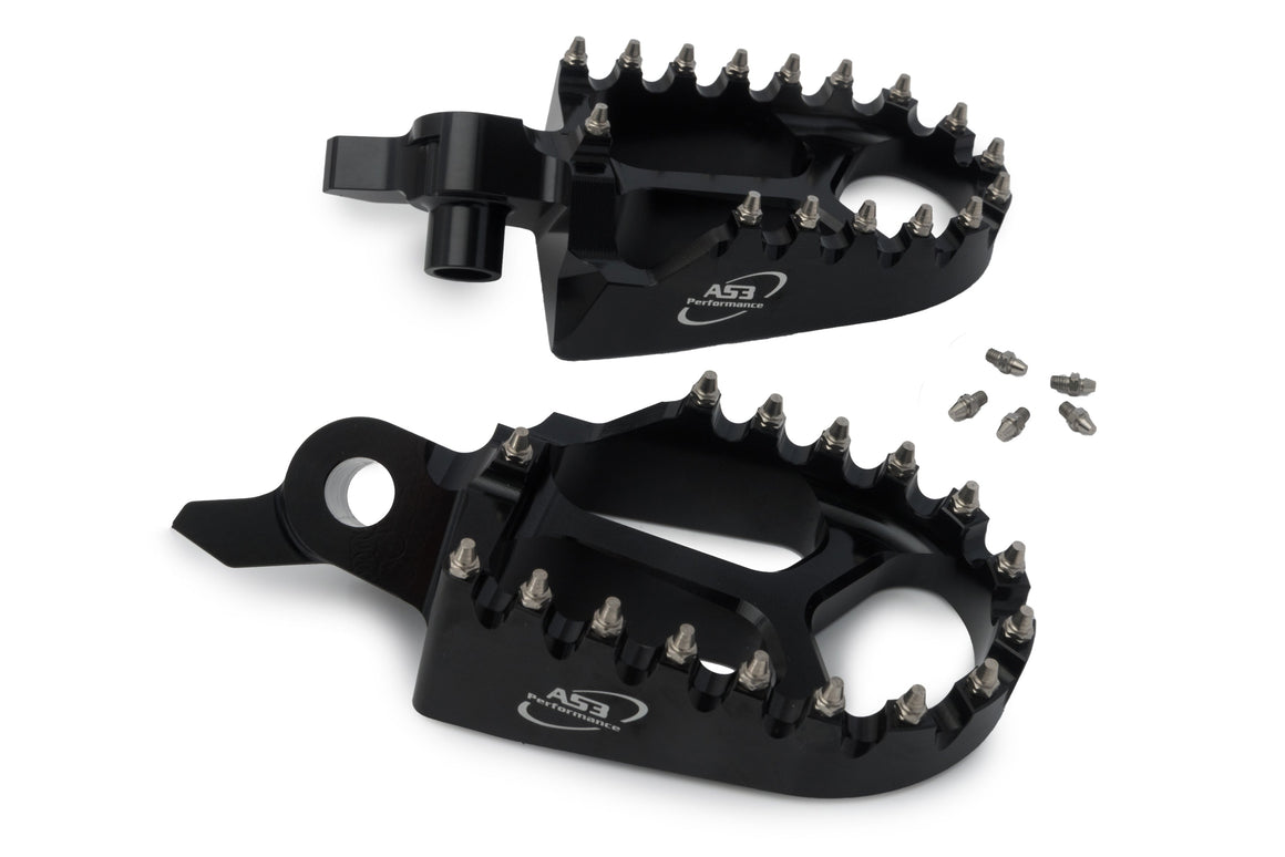 AS3 Racing Series Voetsteunen Zwart