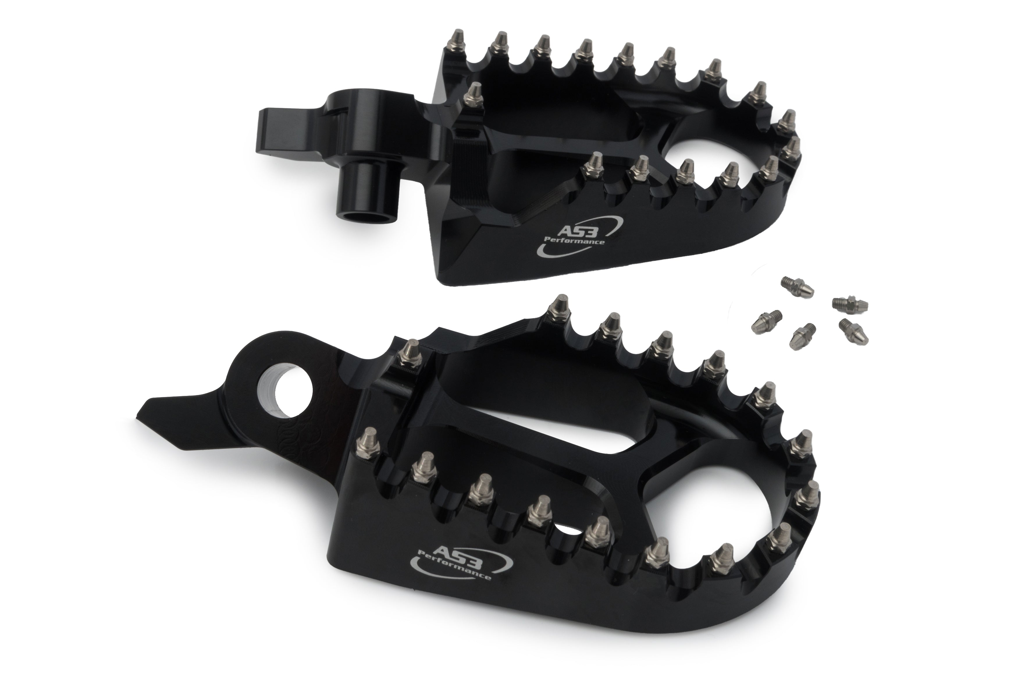 AS3 Racing Series Voetsteunen Zwart