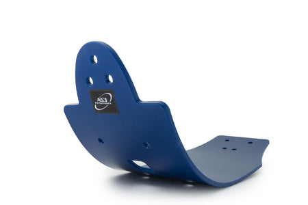 YAMAHA YZ 450 F 2014-2017 AS3 DTC PLASTIC SKID PLATE SUMP GUARD BLUE