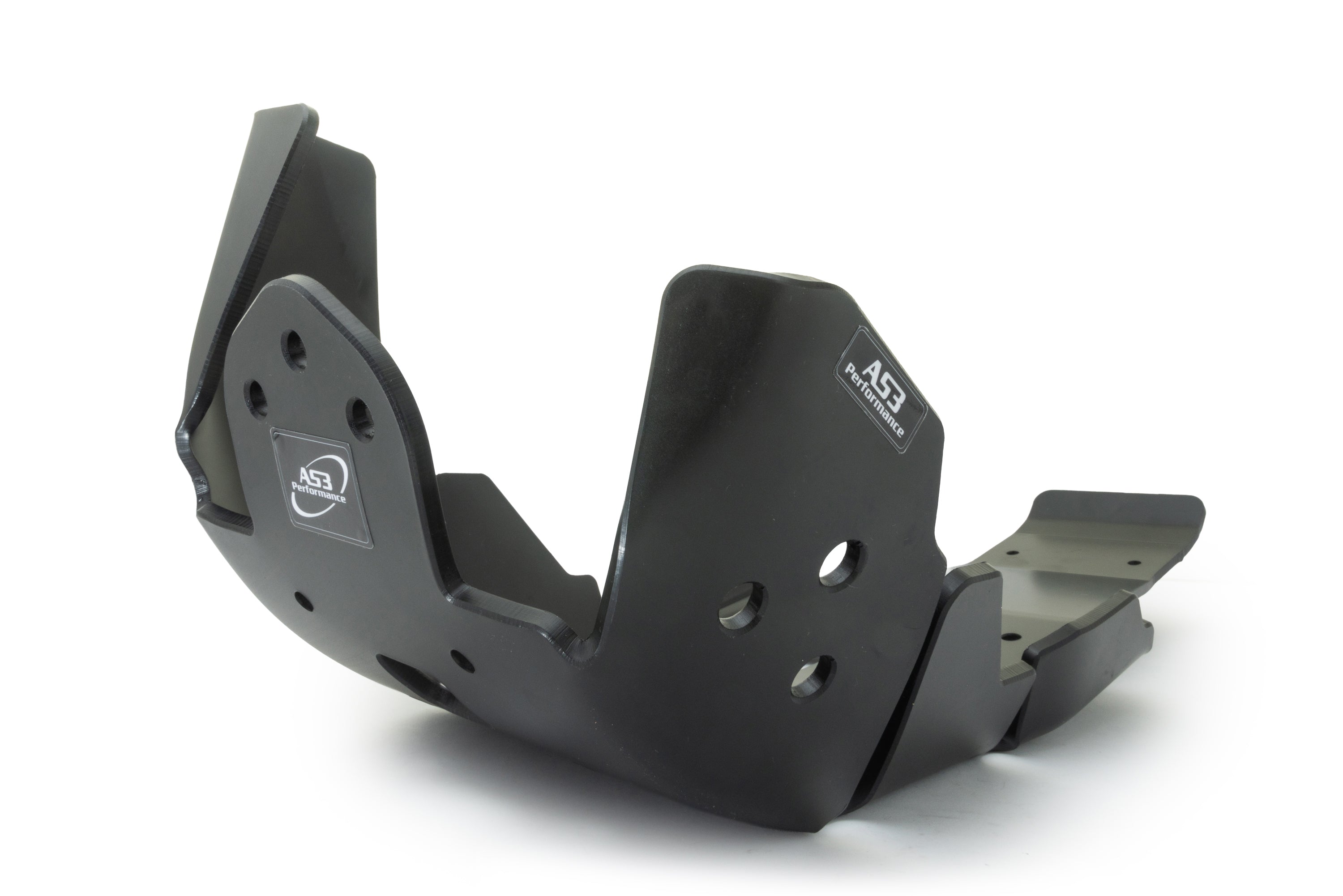 YAMAHA YZ 450 F 2023-2025 WR 450 F 2023 AS3 DTC PLASTIC SKID PLATE AND LINKAGE GUARD BLACK