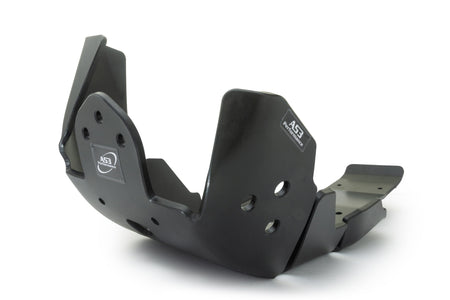 YAMAHA YZ 450 F 2023-2025 WR 450 F 2023 AS3 DTC PLASTIC SKID PLATE AND LINKAGE GUARD BLACK